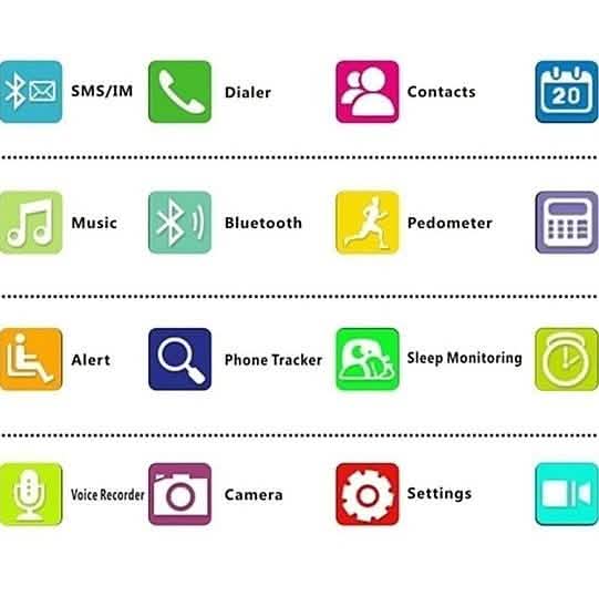 Smart Watch with Camera & Fitness Tracker