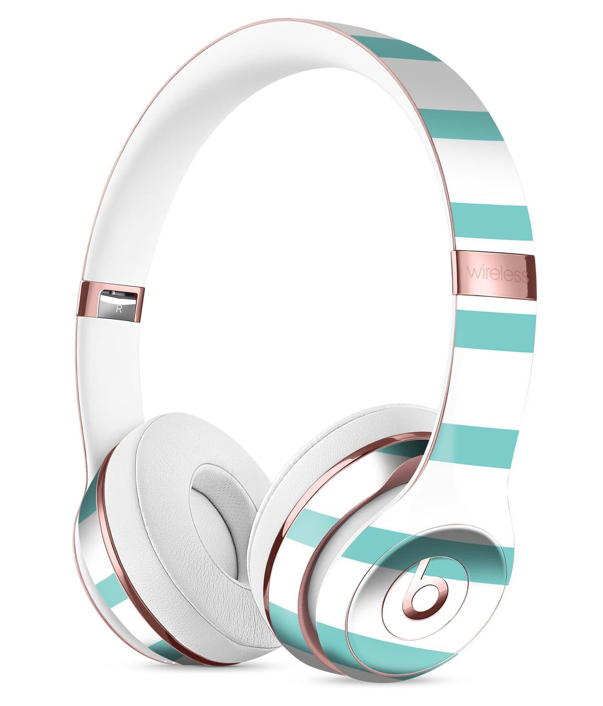 Teal Horizonal Stripes Full-Body Skin Kit for the Beats by Dre Solo 3