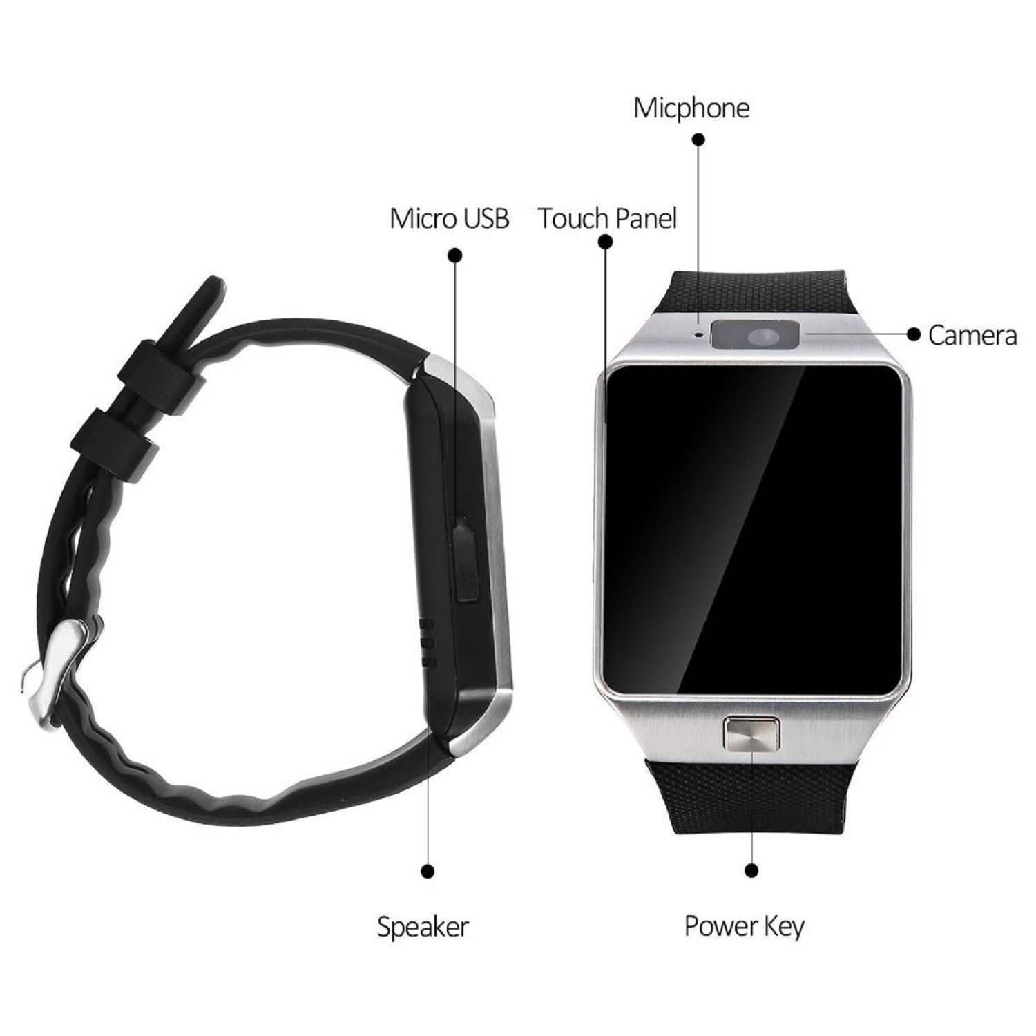 Smart Watch with Camera & Fitness Tracker