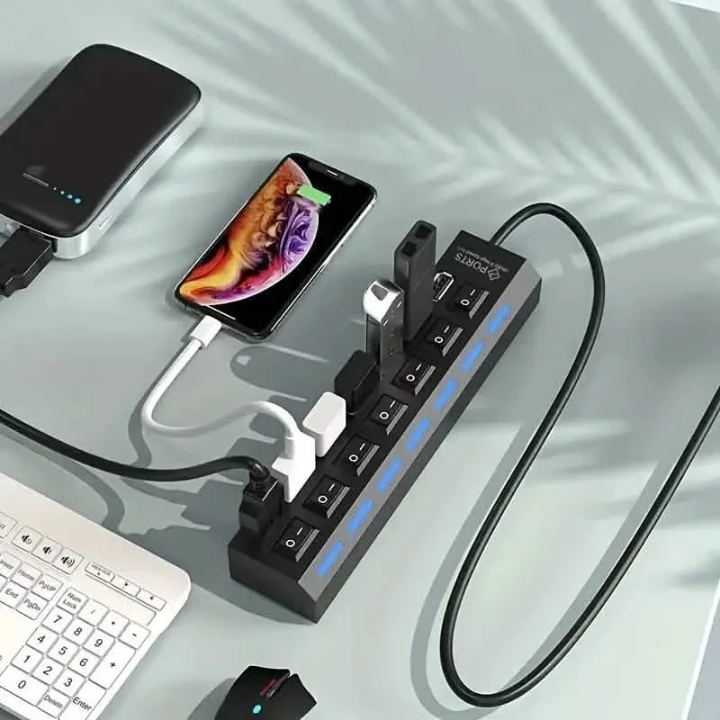 USB 2.0 Hub with Power Switches